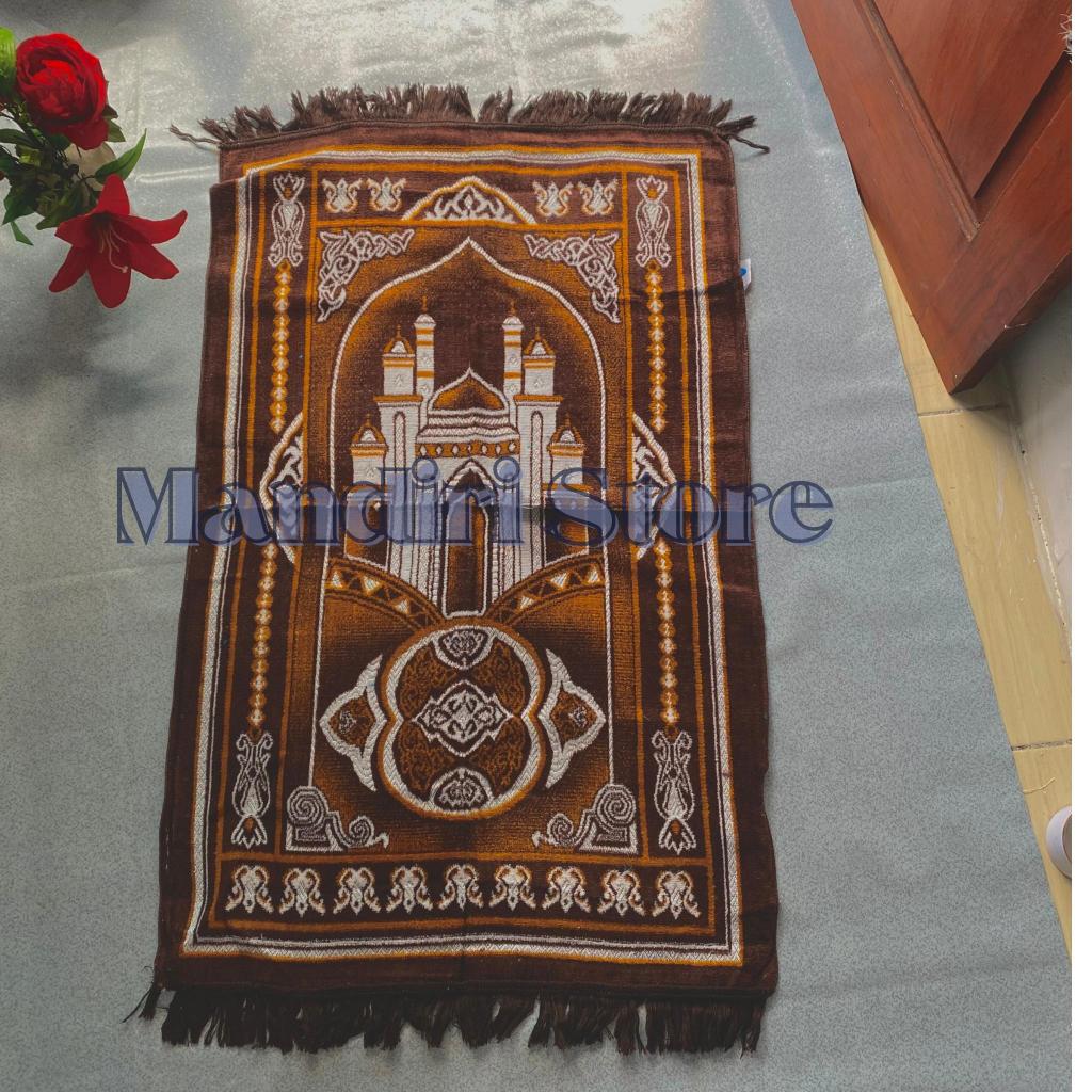 BLUDRU SAJADAH TIPIS TURKI UKURAN JUMBO 70 X 110 CM KUALITAS PREMIUM