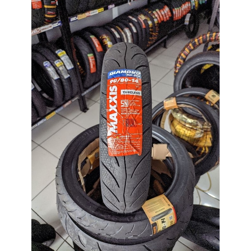 [READY COD] BAN MAXXIS DIAMOND 90/80-14 UNTUK BEAT VARIO GENIO MIO SPACY SCOOPY