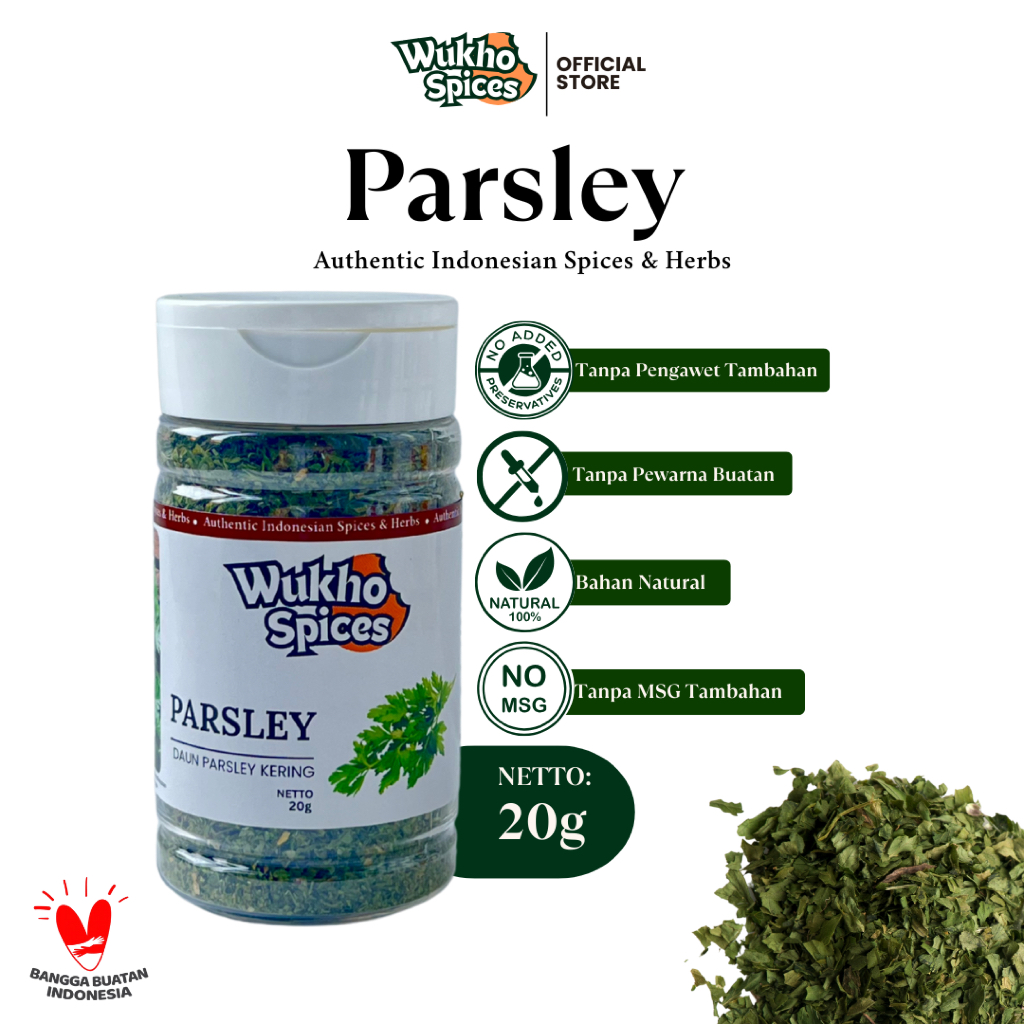 

Wukho Spices - Parsley / Daun Parsley Kering Bumbu Dapur