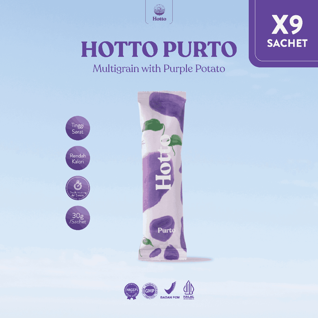 

Hotto Purto Multigrain with Purple Potato 9 Sachet