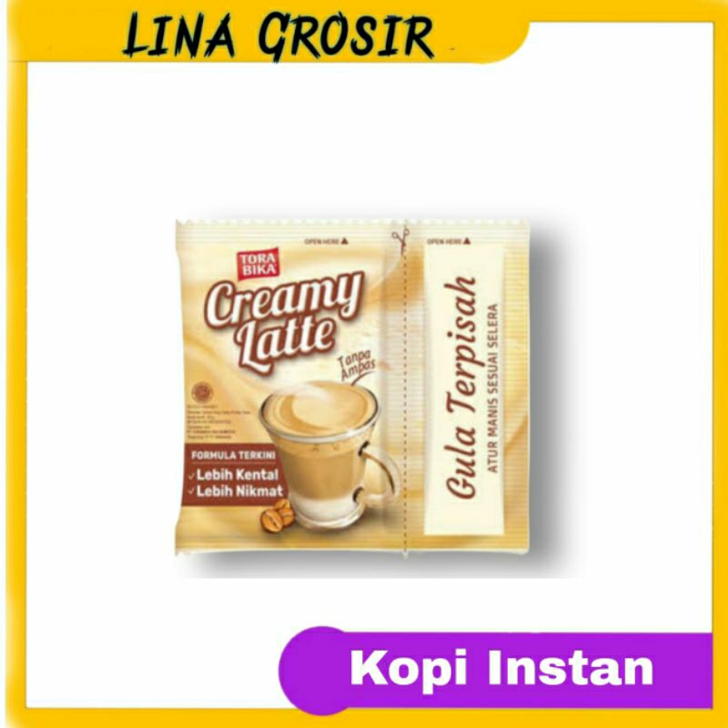 

TORABIKA CREAMY LATTE Renceng isi 10 pcs/25 gr