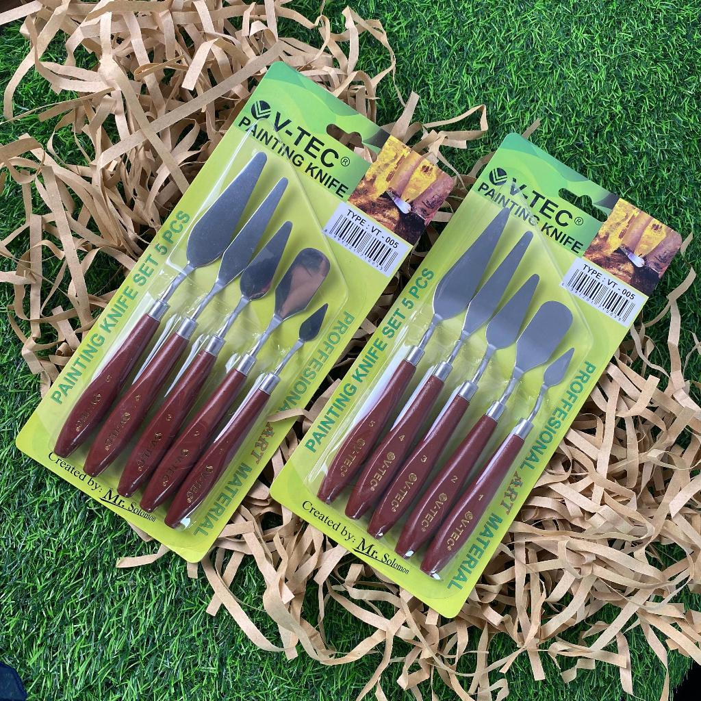 

Pisau Palet V-Tec Painting Knife Set isi 5 VT-005