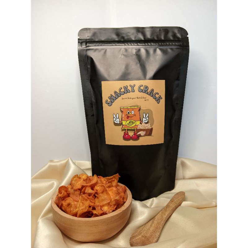 

keripik ubi rasa balado || Balado flavored sweet potato chips || 100 gr ||