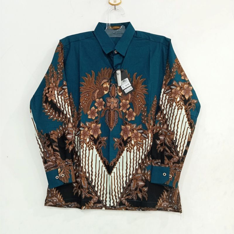 Kemeja Batik Majapahit/Batik Majapahit Lengan Panjang/Atasan Batik Pria