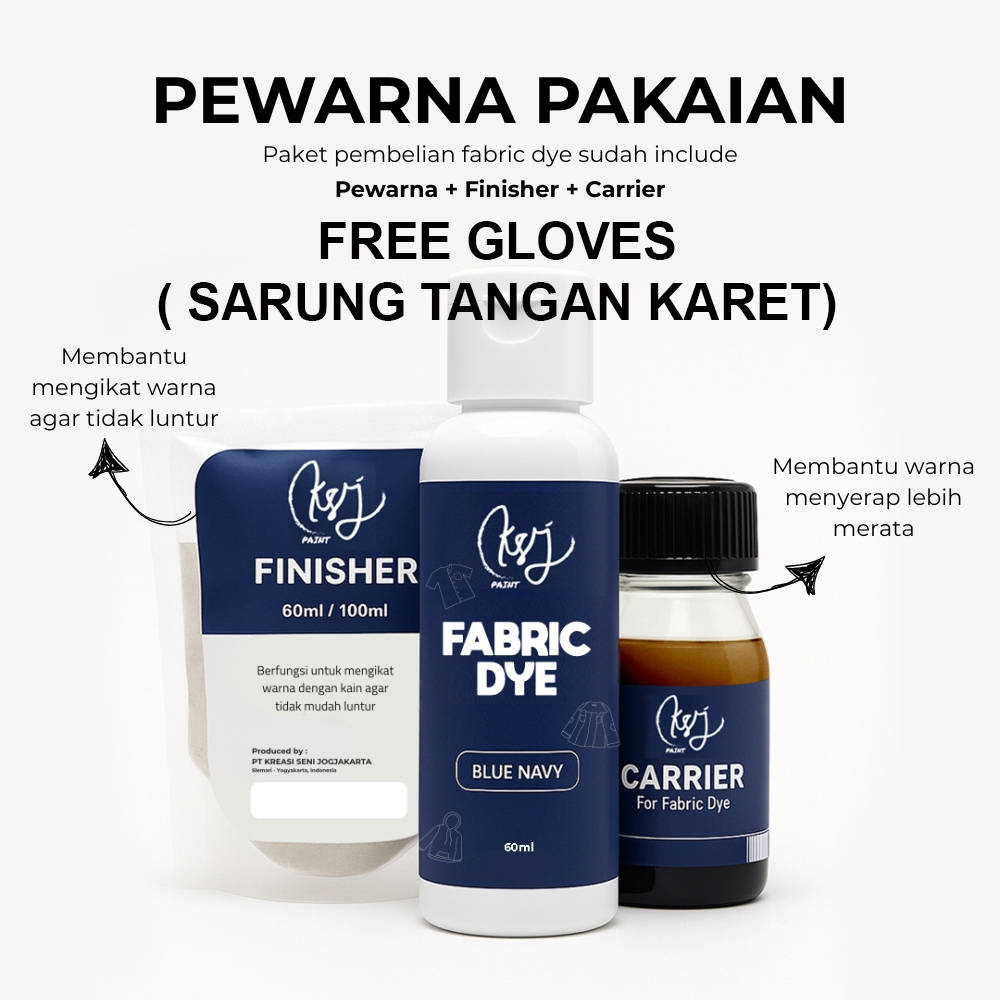 Wantex Pewarna kain, Jeans, Jaket & Hoodie Premium Merek KSJ