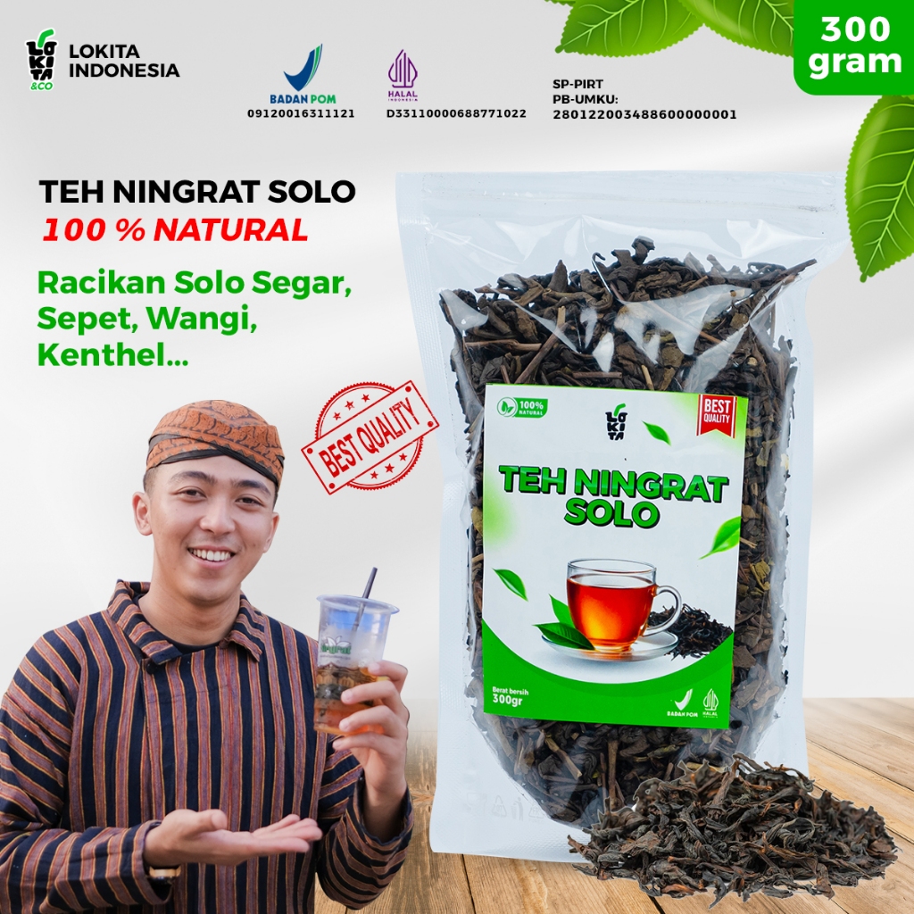 

LOKITA - Racikan Teh Solo Asli 300gram Kenthel Sepet Wangi