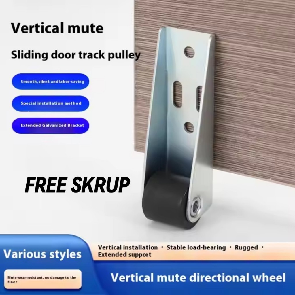 Roda Pintu Lemari Geser/Roda Peninggi Pintu Bawah Geser Universal / Roda Sliding Roller/ Roda Penduk