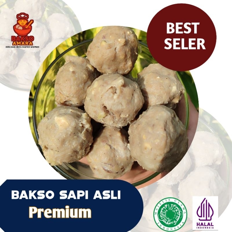 

Bakso Sapi Asli Premium HALAL [ BAKSO ISI 50 ]-BAKSO AMARA