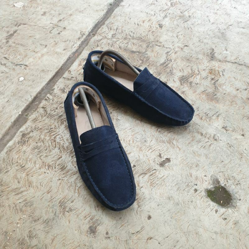 SEPATU TODS LOAFERS NAVY SECOND ORIGINAL
