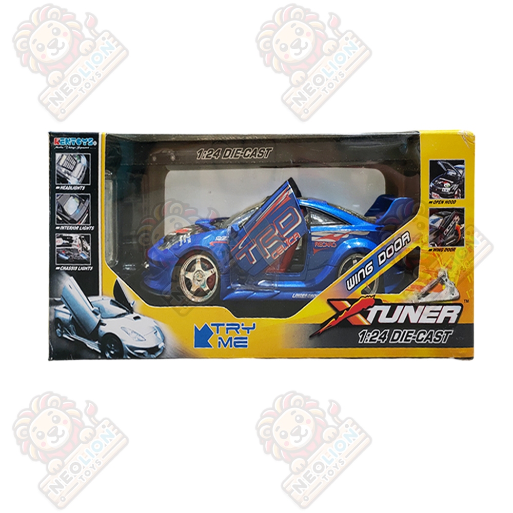 Diecast Kentoys X-Tuner Toyota Celica Biru