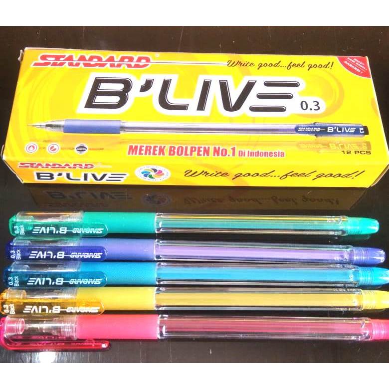 

Pulpen Standard B'LIVE 0.3mm 1 pcs