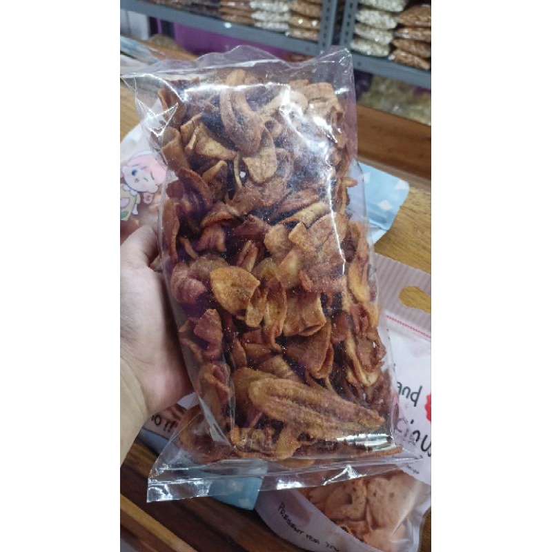 

SNACK KILOAN TERLARIS 250GR/ CEMILAN KERIPIK PISANG/ KERIPIK PISANG SALE MANIS 250GR