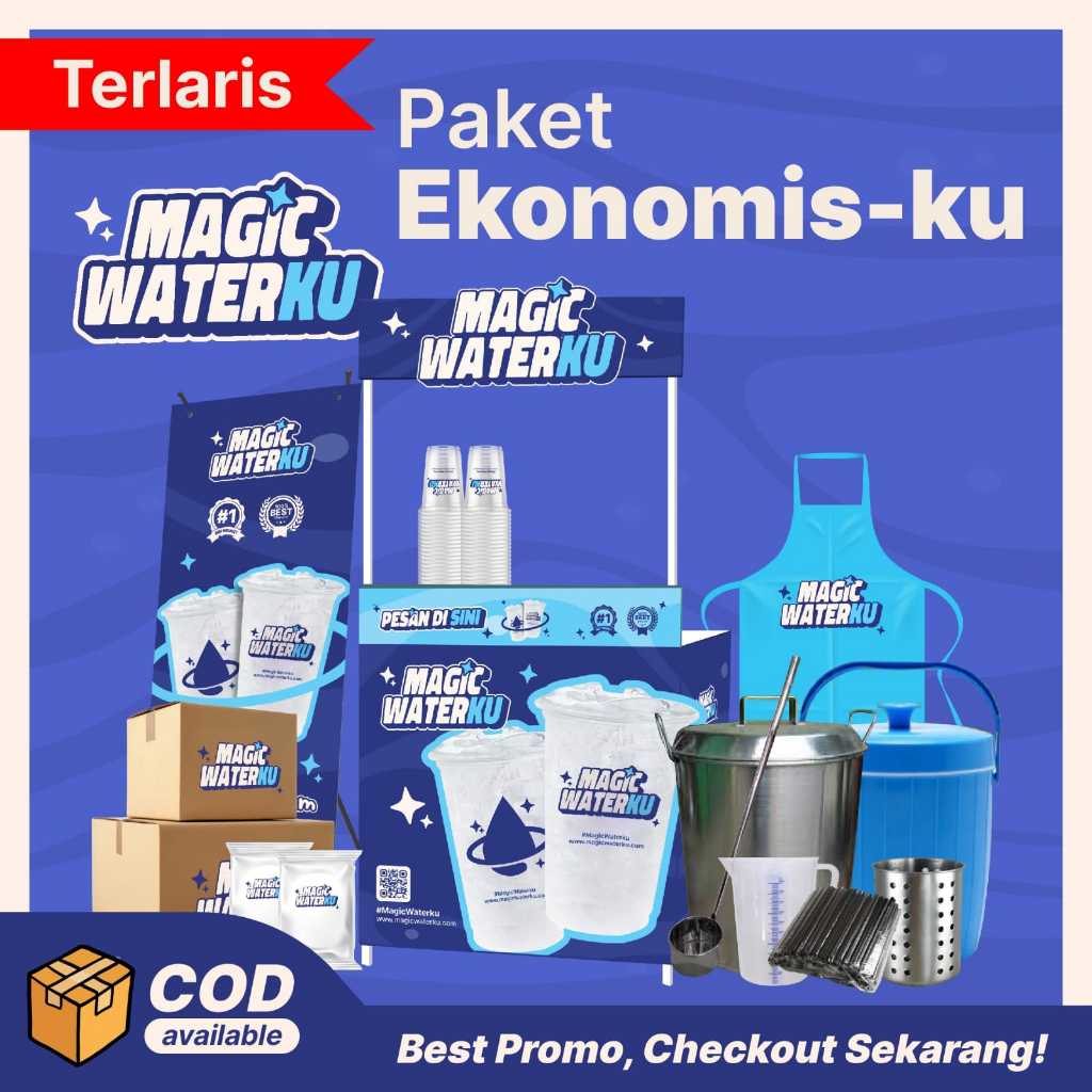 

VIRAL!!! PAKET USAHA VIRAL KEKINIAN - PAKET EKONOMIS MAGIC WATER-KU