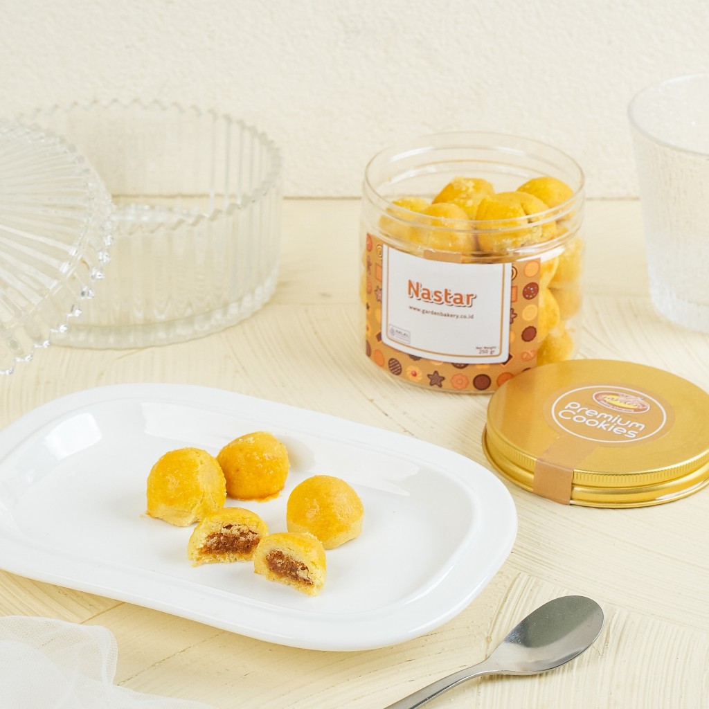 

[PAKET HEMAT 3 TOPLES] Nastar Klasik Premium Cookies Garden Bakery Kue Kering Snacks Makanan Lebaran
