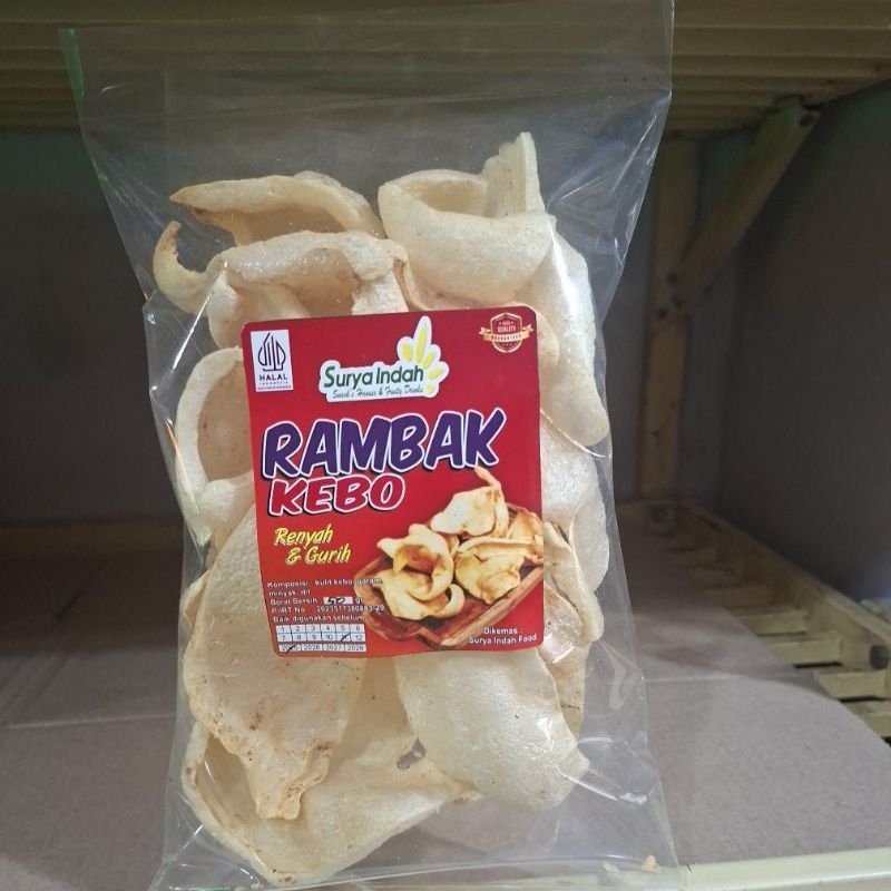 

Krupuk Rambak Kebo Dijamin Enak Renyah 50gr Surya Indah Jombang