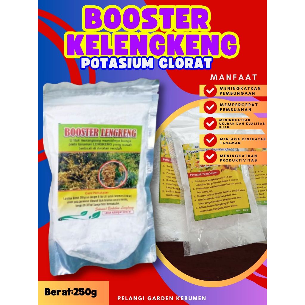 PALING LARIS  Booster Buah Kelengkeng Murni, Booster Buah Kelengkeng Murni 1Kg, Booster Buah Kelengk