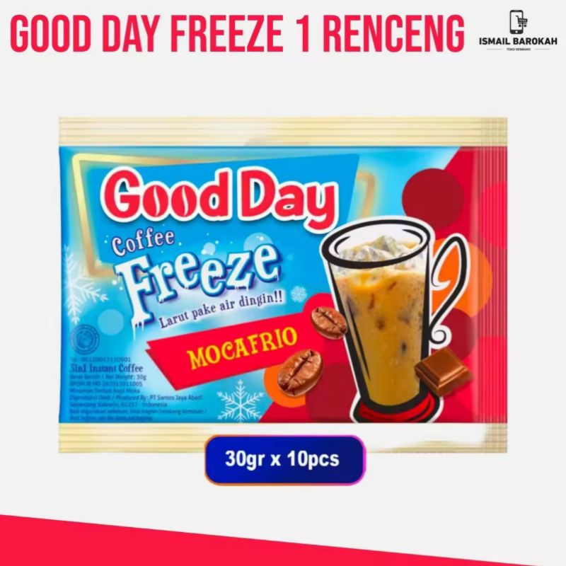 

1 Renceng GoodDay Freeze Mocafrio 30 gr x 10 Pcs Murah