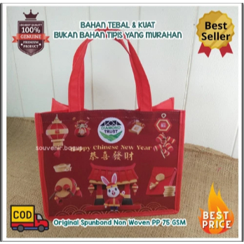 

Tas Imlek Custom gambar 2 sisi Souvenir Imlek Chinese New Year
