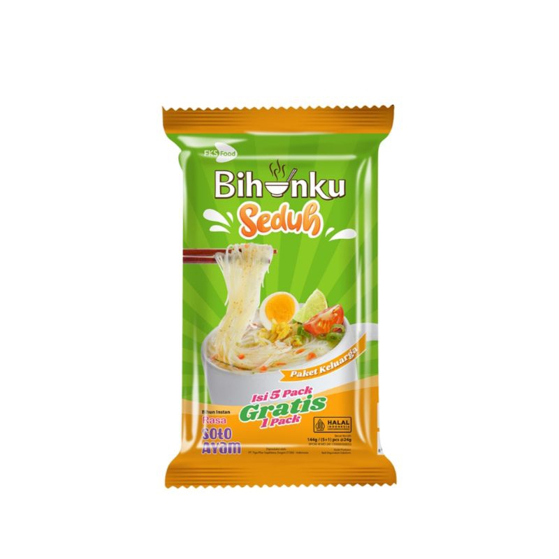 

Bihunku Seduh Bihun Instan Soto Ayam 6*24gram