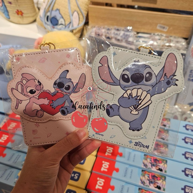 

OHSOME x Stitch‼️Card Holder / ID Card PhotoCard Holder Lanyard / Beaded Card Holder Stitch & Angel Beach Dream Collection