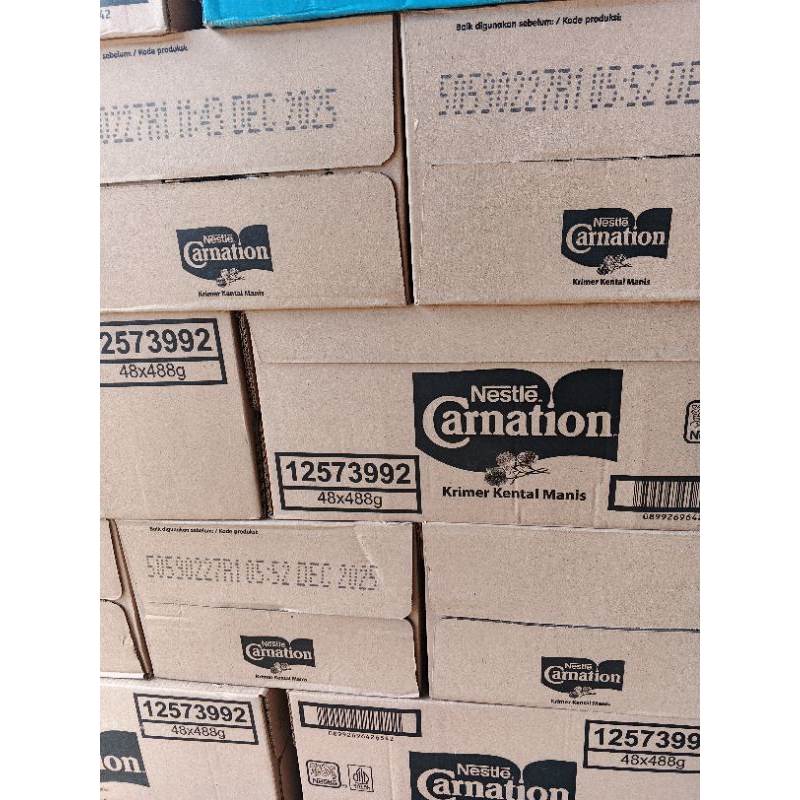 

susu carnation 1 dus 488 ml x 48 kaleng