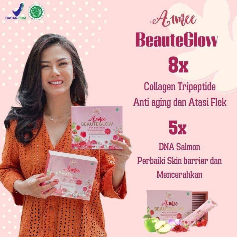 Aimee Beauty Glow minuman pemutih collagen drink