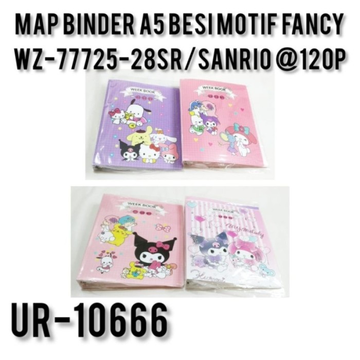 

Map Binder A5 Sanrio/Map Binder Kuromi - map binder + kertas A5 30 lembar - map binder sekolah - map binder kerja