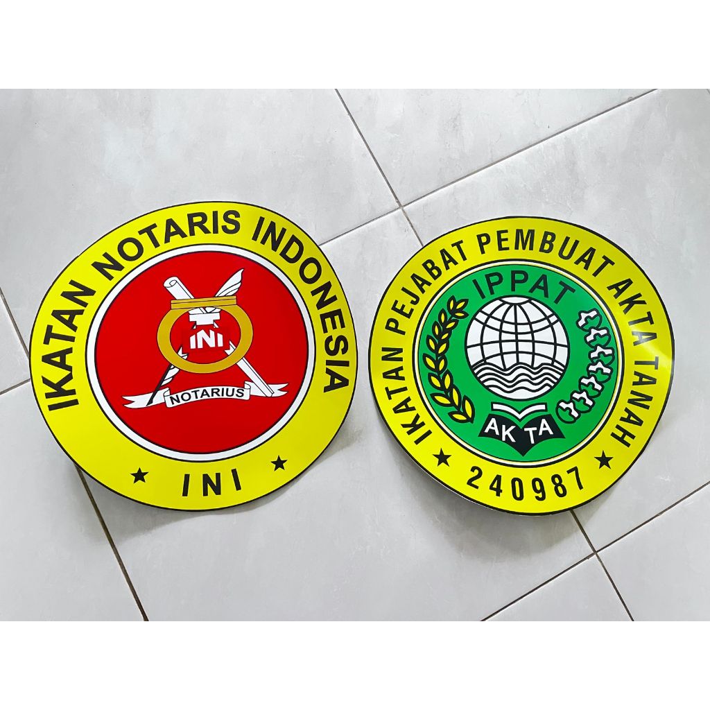 

Stiker Notaris dan PPAT - Bahan Vinyl