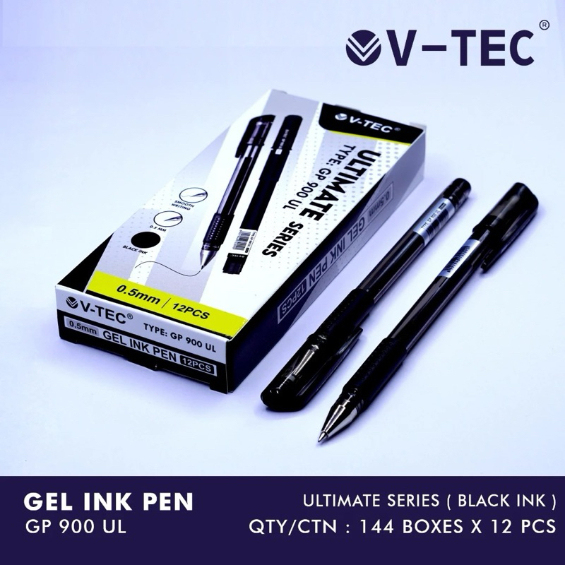 

V-Tec Ballpoint Gel Type GP 900 UL 0.5mm Black/Blue/Red