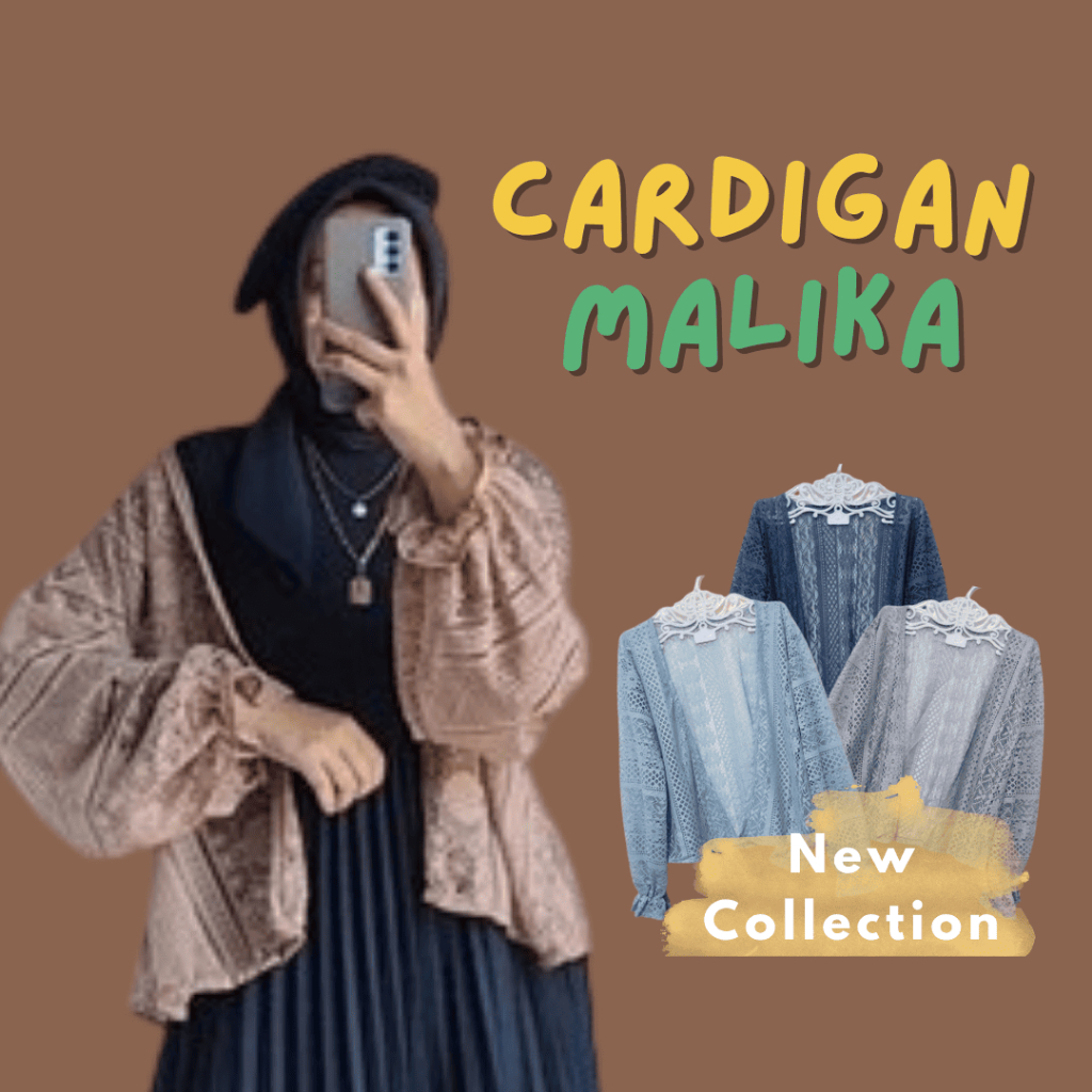 Lace outer brukat lengan kerut  cardigan crop wanita termurah Outer Crop Top Cardigan Brokat Atasan 