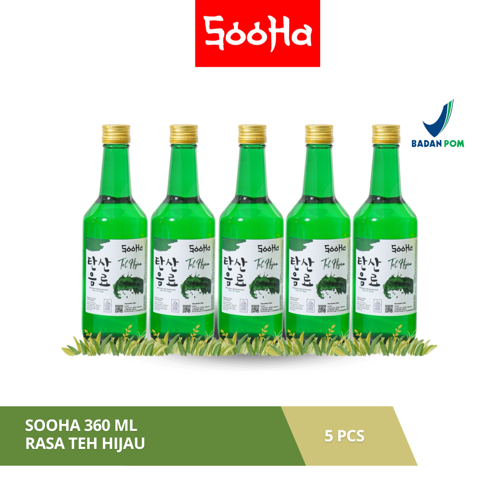 

Sooha Rasa Teh Hijau 360 ml - 5 Pcs