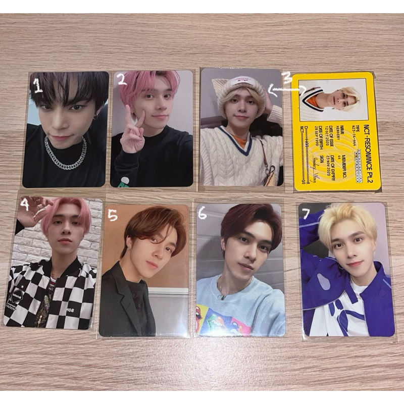 Hendery departure past kihno future hitchhiker awaken departure kihno Doyoung jewel case pc photocar