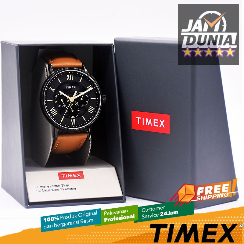JAM TANGAN PRIA TIMEX SOUTH VIEW TIMEX TW2V91600 TIMEX TW2V 91600 JAM TANGAN ANALOG STRAP KULIT BROW