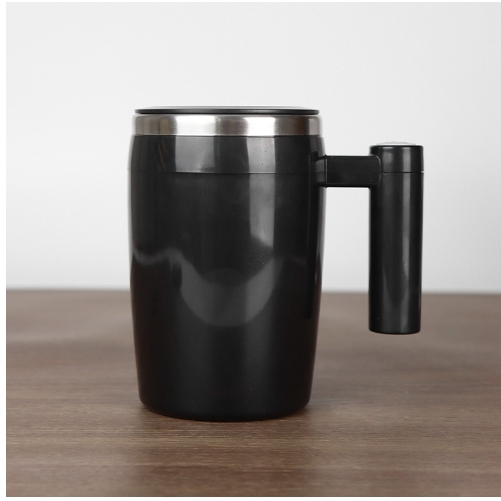 Ay00 Magnetik Mug Aduk Otomatis USB - Tahan Panas, Kopi Teraduk Rata, Stainless Steel, Mixer