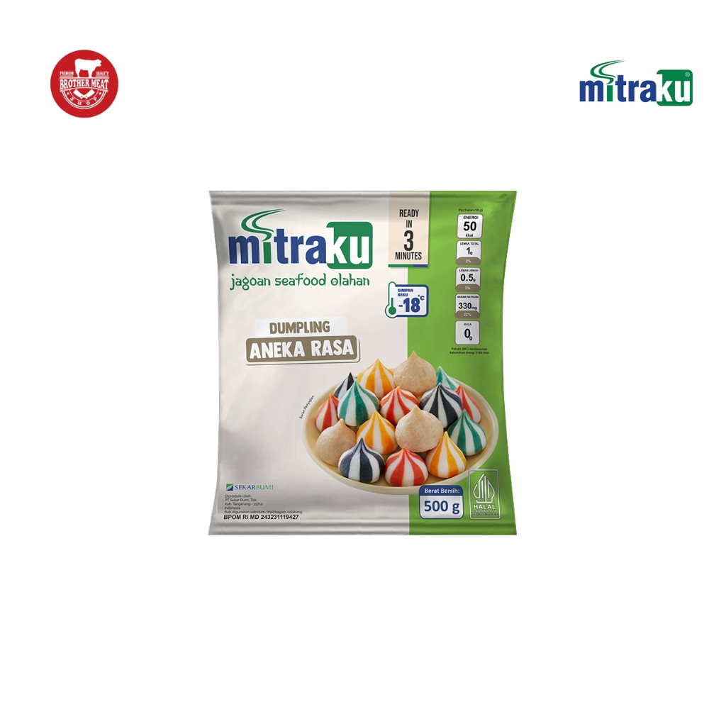 

Mitraku Dumpling Aneka Rasa 500gr - Brothermeatshop