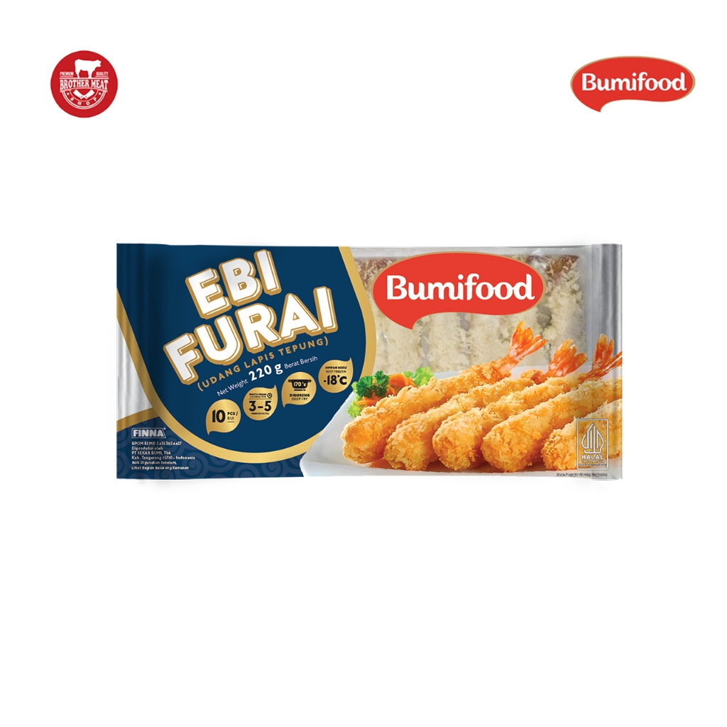 

Bumifood Ebi Furai isi 10 / Udang Lapis Tepung - Brothermeatshop