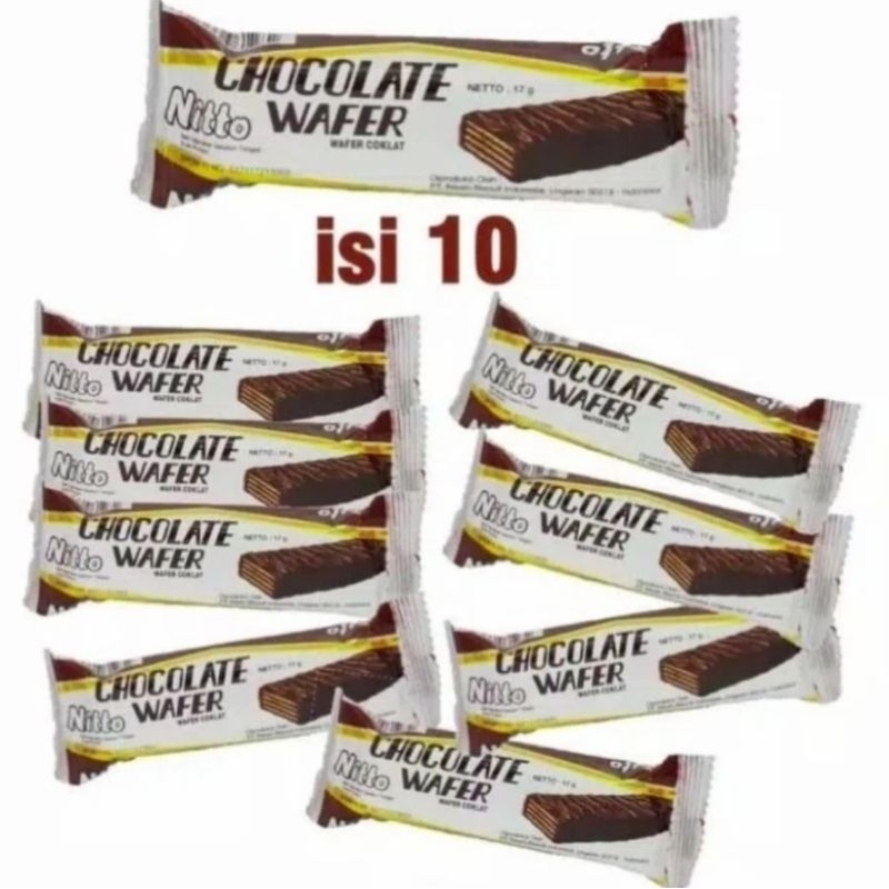 

Wafer Nitto Nissin 1pak ( 10x17g)