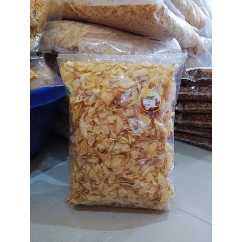 

Patahan kripik singkong Kusuka rasa Sapi panggang 1 kg