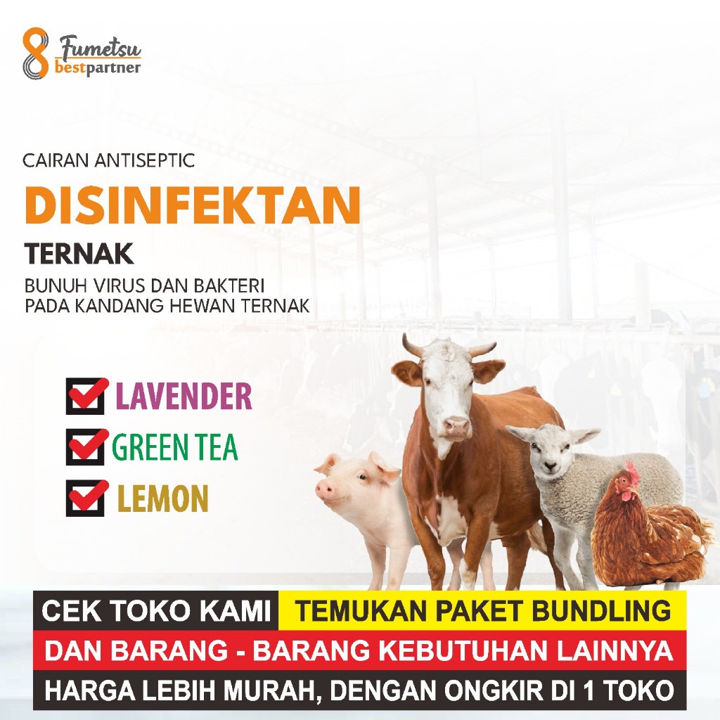 Galaksi_Bumiayu Disinfektan Premiumternak Kandang Sapi , Kambing , Ayam Alami Efektif Kemasan 1