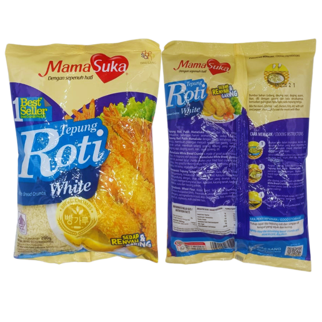 

(SMM) Tepung Roti Putih Mama Suka White Bread Crumbs MamaSuka 200 GR
