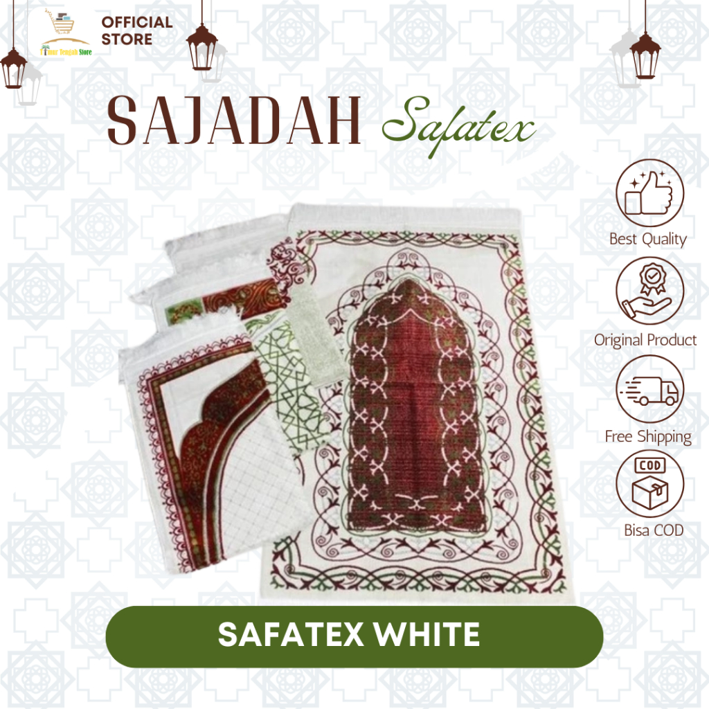 Sajadah Safatex White | Sajadah Safatex Black | Sajadah Turki