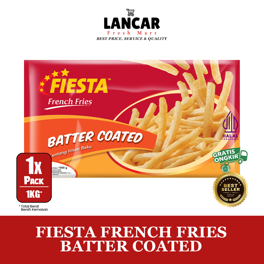 

FIESTA FRENCH FRIES BATTER COATED / FIESTA KENTANG GORENG COATED