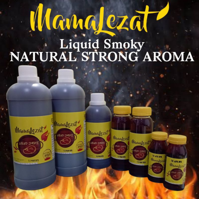 

MamaLezat Seasoning Smoke Flavor Asap Cair 100 gram Perasa Asap Aroma Barbeque Perisa Asap Q