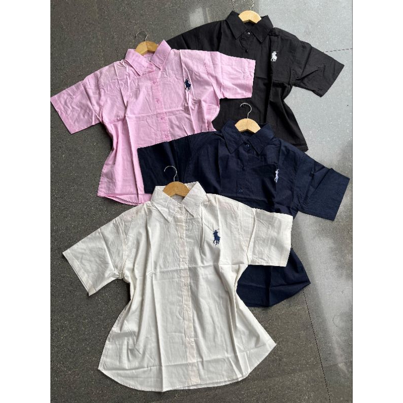 kemeja polo lengan pendek
