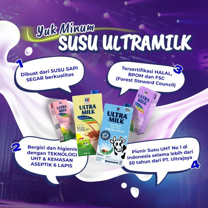 

1 KARTON ULTRAMILK 200ML COKLAT / 1 DUS ULTRA MILK STRAWBERRY 200ML / ULTRA MILK 200ML FULL CREAM / SUSU UHT / SUSU ULTRA / MAMA SUSU