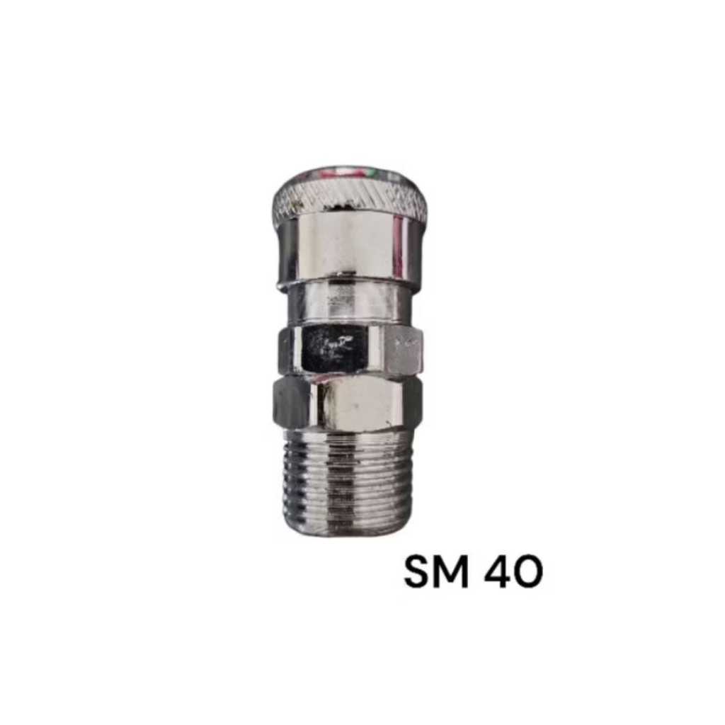 Quick Coupler SM 40(1/2")/Sambungan Kompresor 1/2" SM40/Quick Coupler  Angin SM40