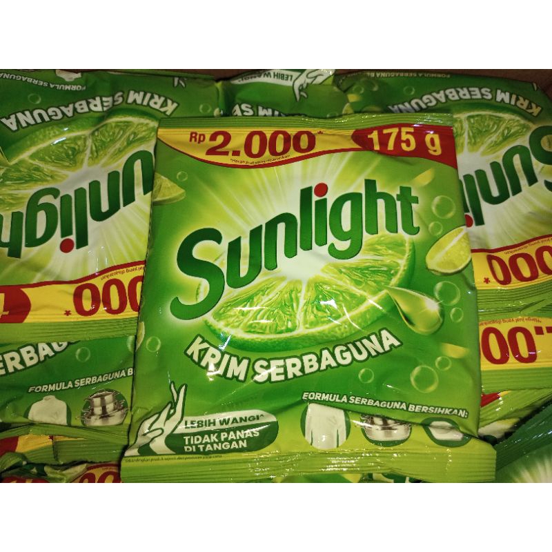 Sunlight Cream Sabun Colek Serbaguna 175GR ( 1 Karton isi 30 pcs)