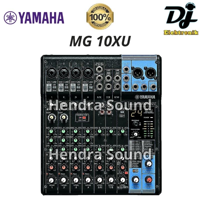 YAMAHA ● MG 10 XU / MG 10XU / MG10XU - Mixer Analog (10 channel) ORIGINAL