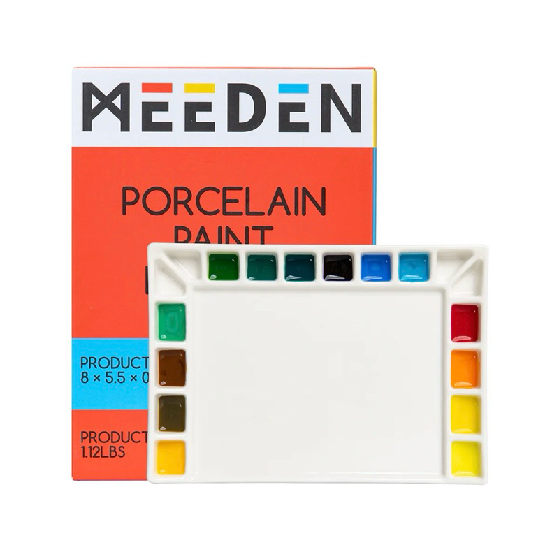 

Meeden Studio Porcelain Palette 18 Wells