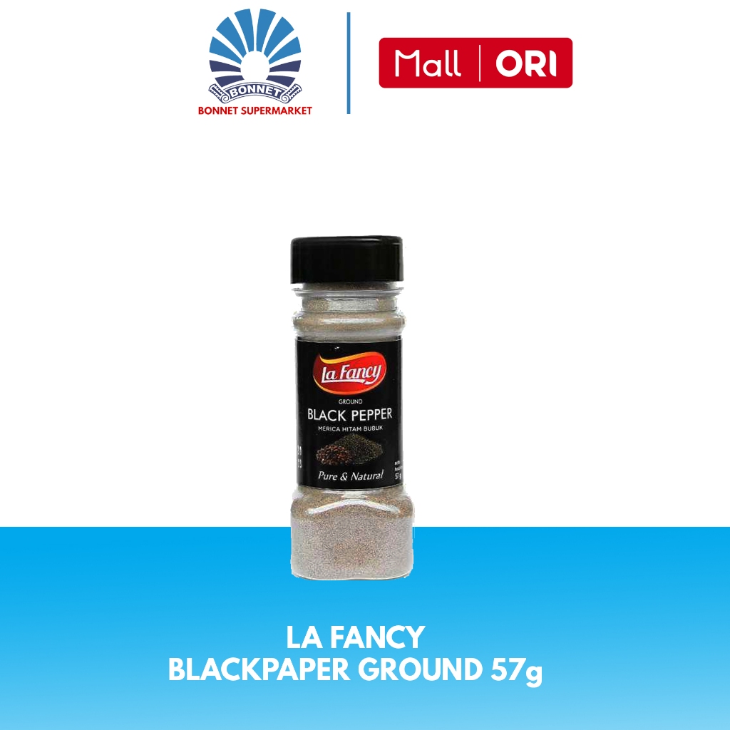 

La Fancy Blackpaper Ground 100% Murni - Merica Hitam Bubuk 57g